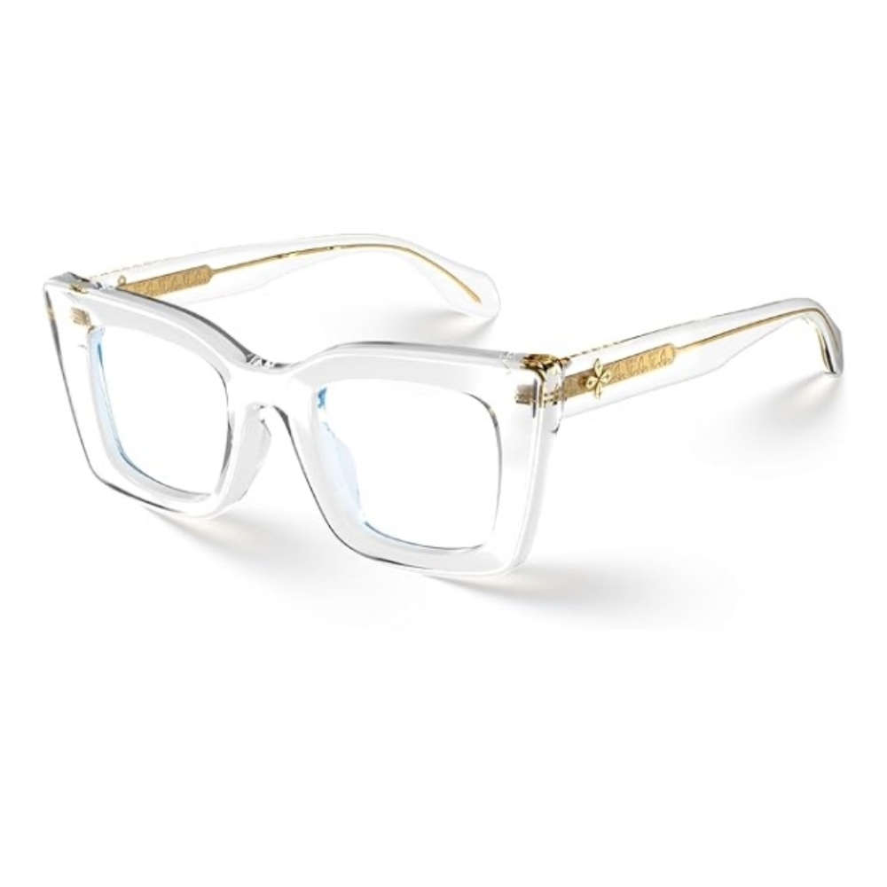 Cat Eye Blue Light Blocking Glasses Anti Computer Glare Clear Eyeglasses